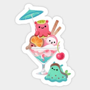 Mochi Mollusk parfait2 Sticker